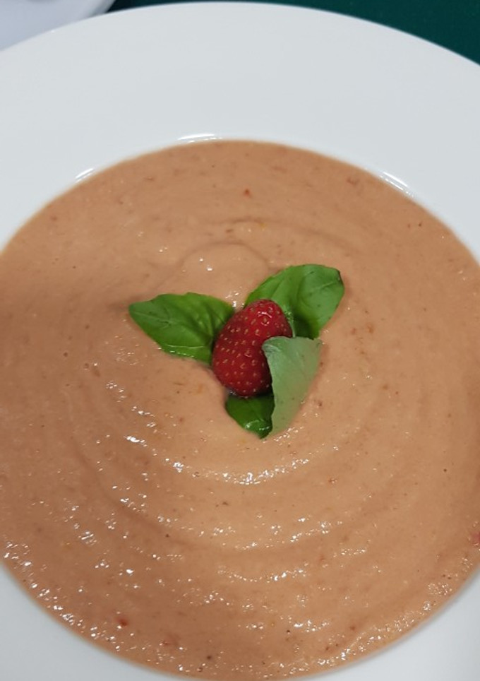 Una foto de Crema de tomate picante