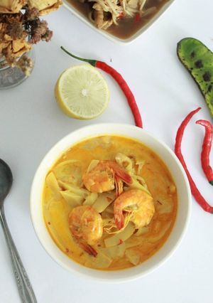 Foto resep Rebung Udang Santan