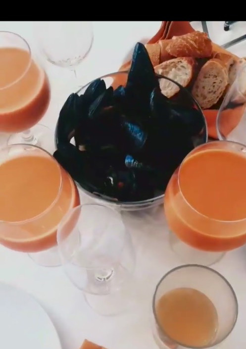 Una foto de Gaspatxo tradicional (no onion)