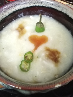 A picture of Chicken corn soup 🌽.