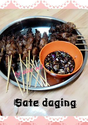 Foto resep Sate daging