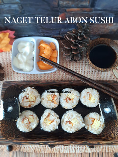 Foto resep Naget Telur Abon Sushi