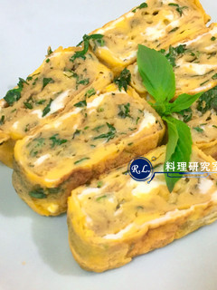 【家常菜】塔香玉子燒(10分鐘上菜) 的食譜成品照片