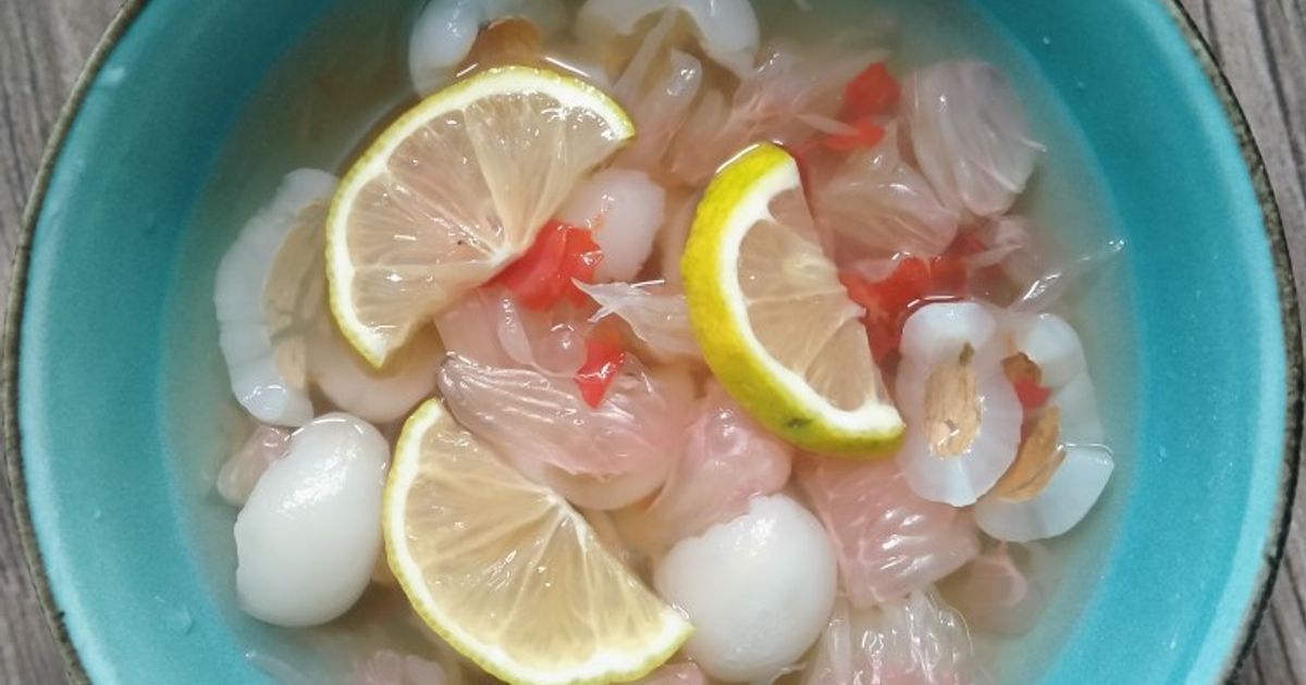Resep Asinan Rambutan Jeruk Bali oleh Mirna BenyWidodo - Cookpad