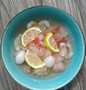 Easy Steps Make Recipes Asinan rambutan jeruk bali the Delicious Make You Drink.