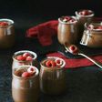 Mousse de chocolate con frambuesas