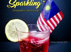 Gambar Sparkling Strawberry Lemonade