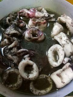 Foto resep Sotong kuah hitam