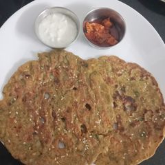 Thalipeeth From Jowar Bajra flour A picture of Thalipeeth From Jowar Bajra flour.