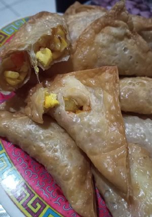 Foto resep Samosa Mozarella Pangsit