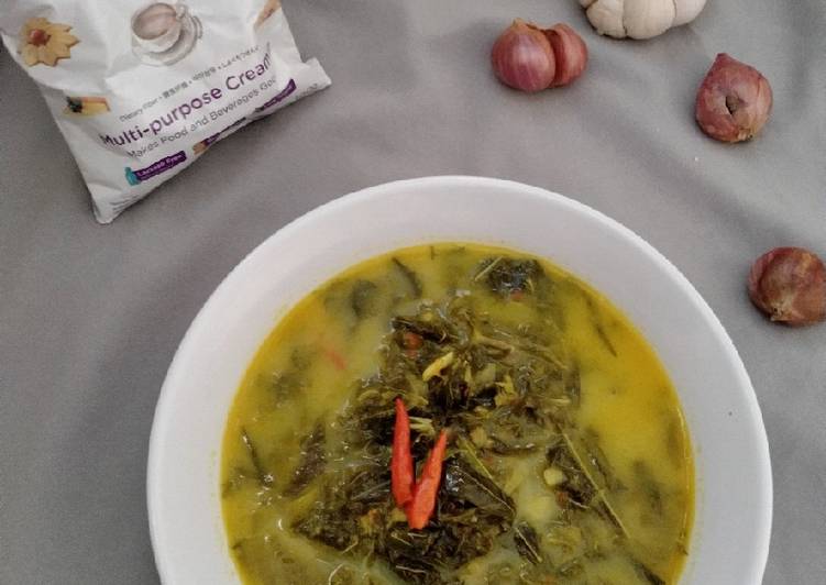 82. Sayur Daun Singkong Kuah Fibercreme
