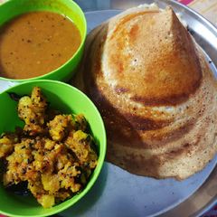 A picture of Cone Massala Dosa.