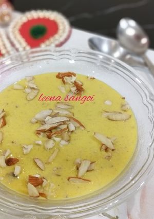 A picture of Kesari Oats dates Payasam.