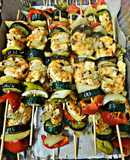 Grilled Kebab Shrimp Skewer