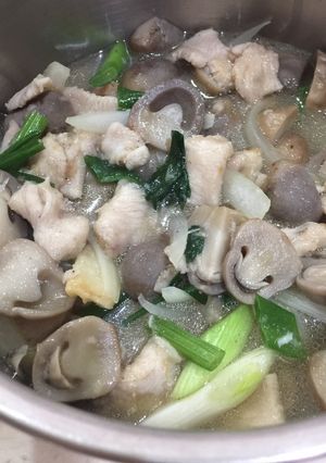 Foto resep Ayam Cah Jamur