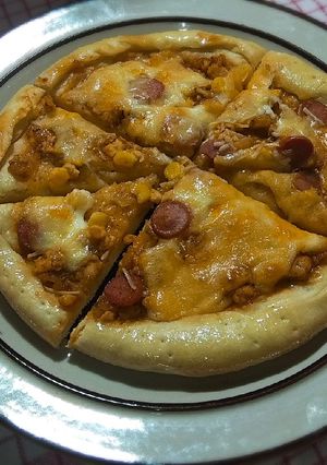 Foto resep Pizza Homemade Tanpa Telur Tanpa Oven, dengan Panci Serbaguna