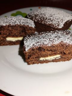 Kakaós-narancsos muffin fehér csokival recept fotója