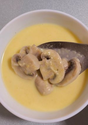 椰香南瓜蘑菇濃湯 的食譜成品照片