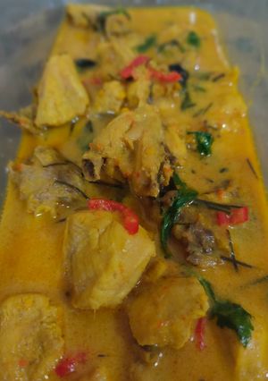 Foto resep Ayam Kuah Santan Pedas