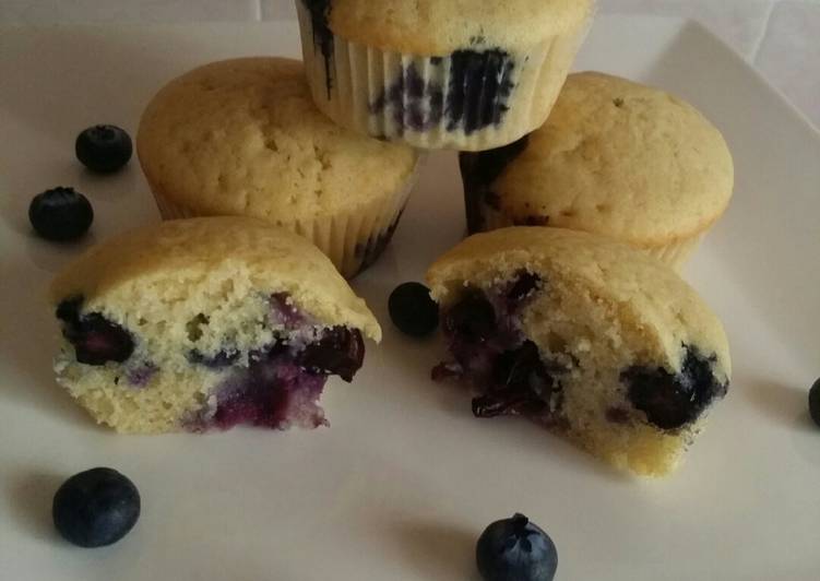 #seasonalingredientscontest# blue berries cupcakes