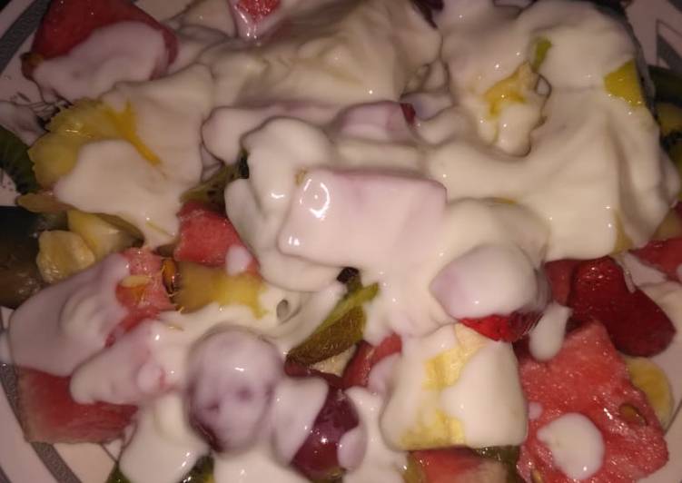 Simple Way to Make Homemade Fruit salad