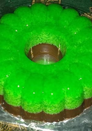 Foto resep Puding lumut coklat