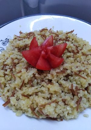 صورة لوصفة برغل بالشعيرية