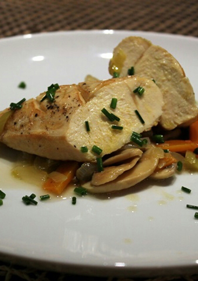 Una foto de Pollo en escabeche