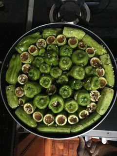 صورة لوصفة محشي كوسة وفلفل🥒🌶