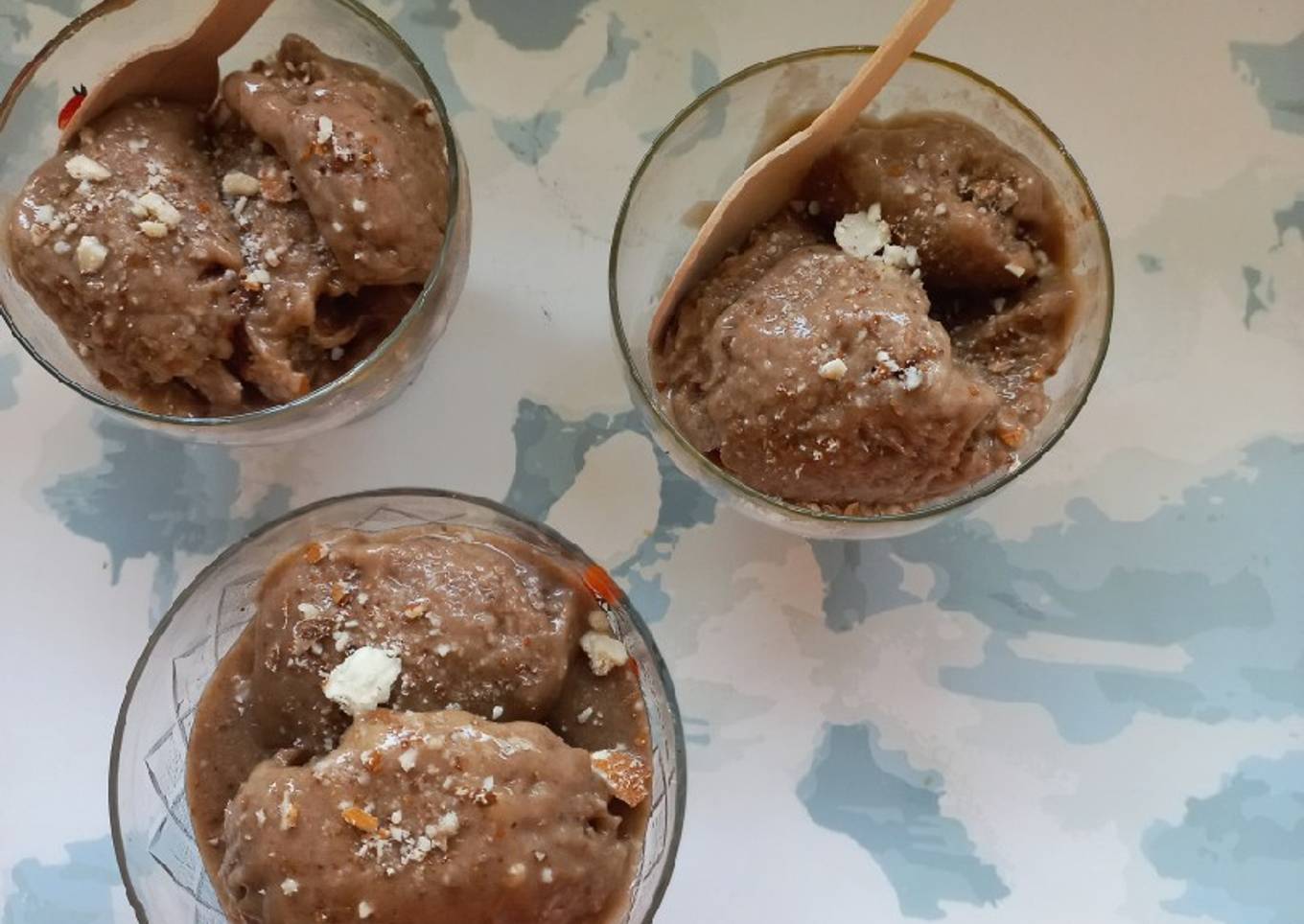 Coffee flavour banana ice cream 🍦