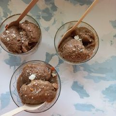 A picture of Coffee flavour banana ice cream 🍦.