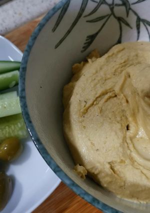 A picture of Easy fantastic hummus.
