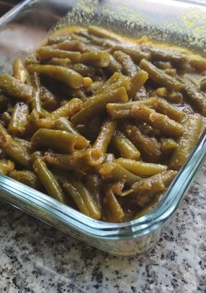 A picture of Curried French Beans.
