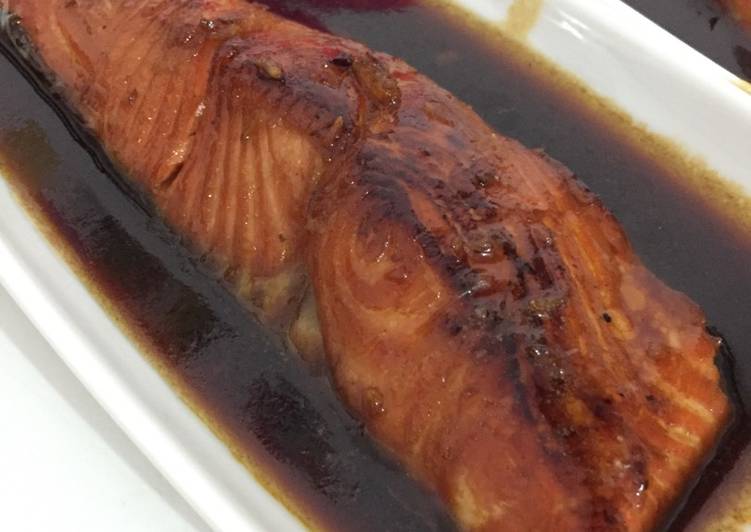 11 Resep: #6 Salmon teriyaki Kekinian