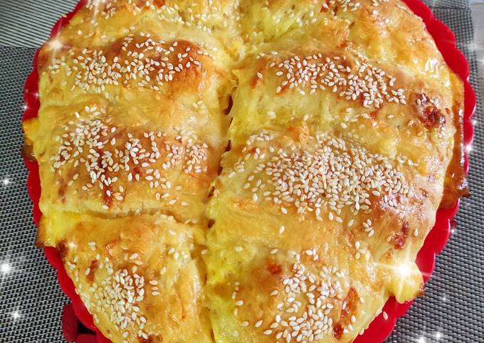 Сырный хлеб, пошаговый рецепт на ккал, фото, ингредиенты - ~Un Dina~