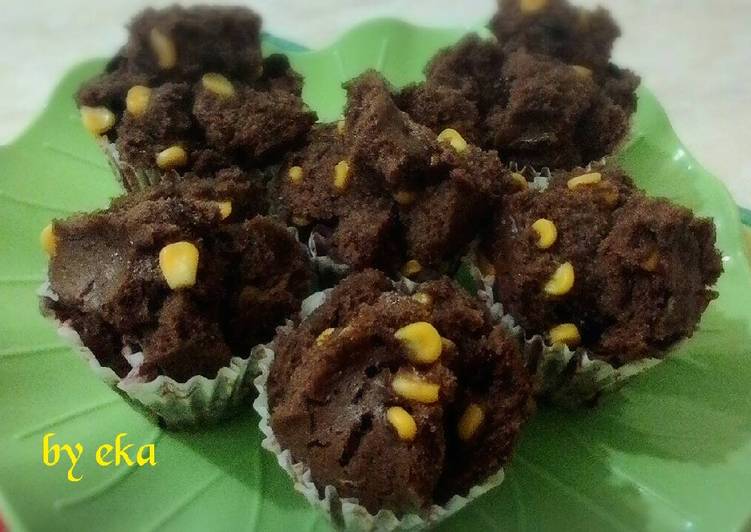 Resep Bolkus Coklat Jagung (eggless) yang Lezat Sekali