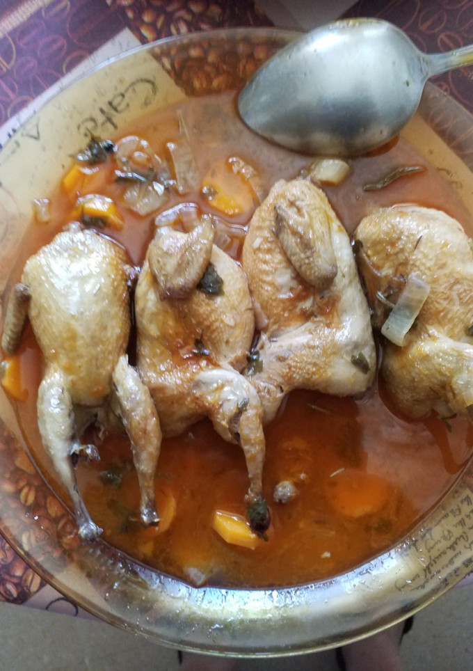 Una foto de Codornices en escabeche