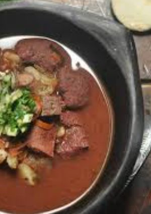 Una foto de Sopa de pajarilla