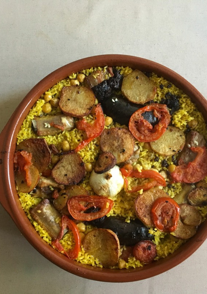 Una foto de Arroz al horno