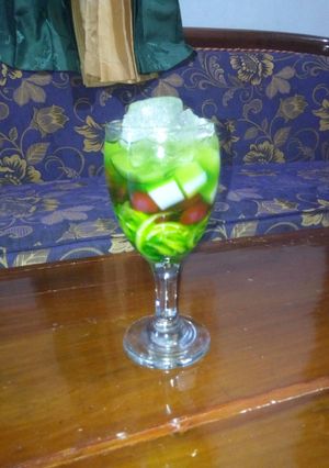 Foto resep Es buah sirup marjan