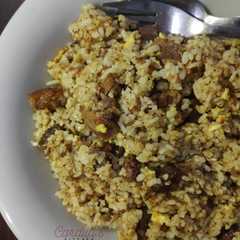 A picture of Nasi Goreng Rendang.