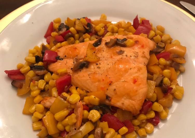 Steps to Make Award-winning Sweet chilli salmon