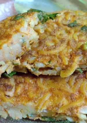 Foto resep Omelet mie