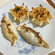 Empanadas o canastitas de pollo muy jugosas