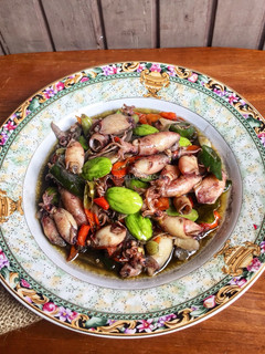 Foto resep Tumis cumi pete