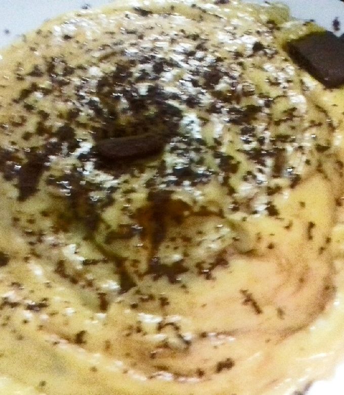 Una foto de Mazamorra de mango