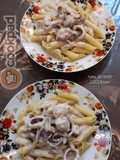Penne Pasta Seafood Carbonara
