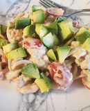 Ensalada de camarón estilo veracruz