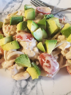 Una foto de Ensalada de camarón estilo veracruz