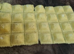 Una foto de Ravioles caseros de ricota